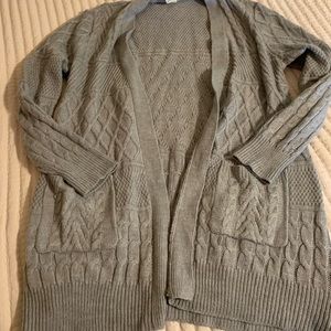 Grey cardigan